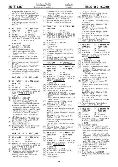 Bulletin 2010/35 - European Patent Office