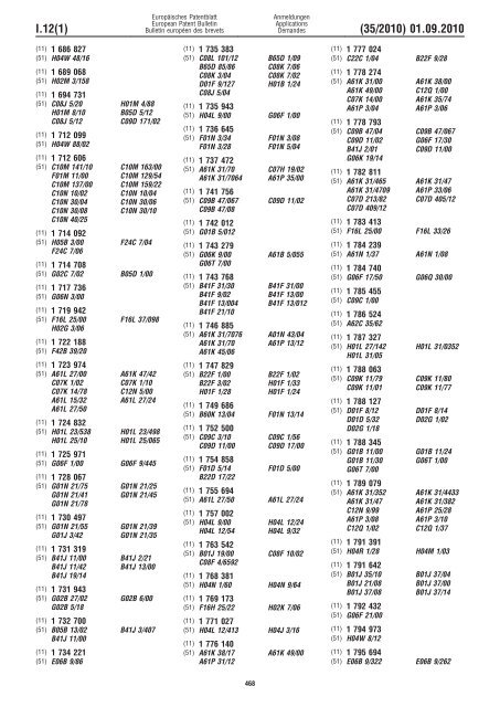 Bulletin 2010/35 - European Patent Office