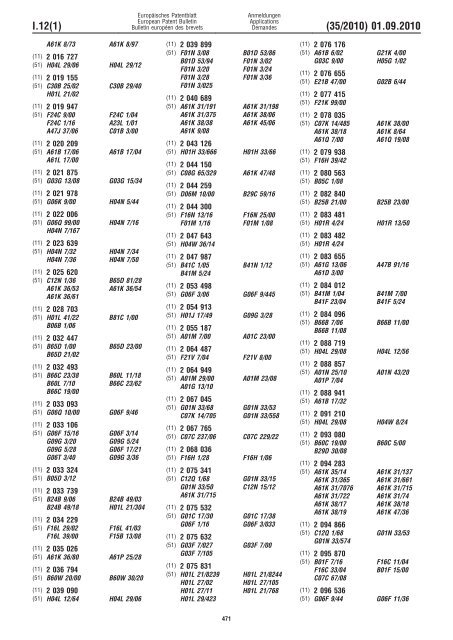 Bulletin 2010/35 - European Patent Office