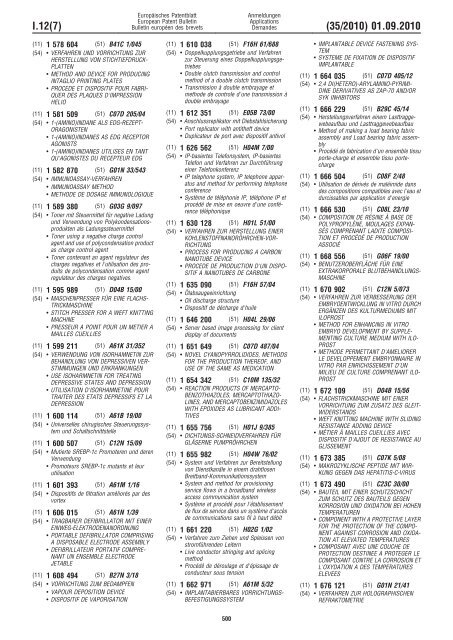 Bulletin 2010/35 - European Patent Office