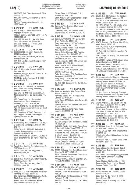 Bulletin 2010/35 - European Patent Office