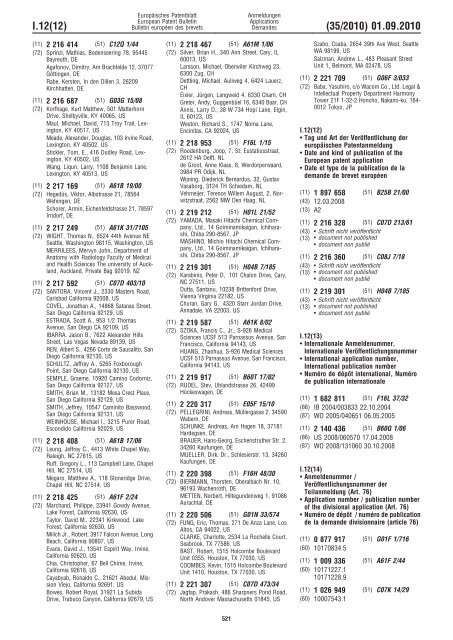 Bulletin 2010/35 - European Patent Office