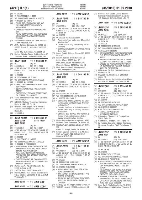 Bulletin 2010/35 - European Patent Office