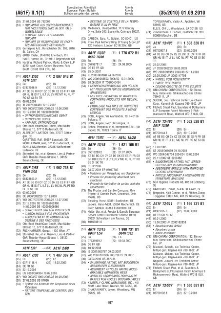 Bulletin 2010/35 - European Patent Office