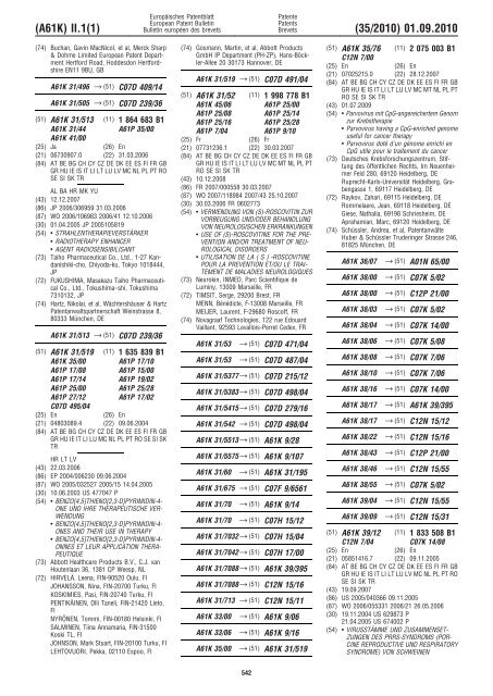 Bulletin 2010/35 - European Patent Office