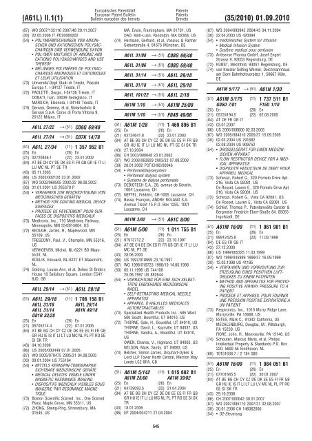 Bulletin 2010/35 - European Patent Office