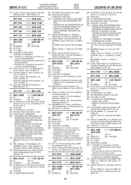 Bulletin 2010/35 - European Patent Office