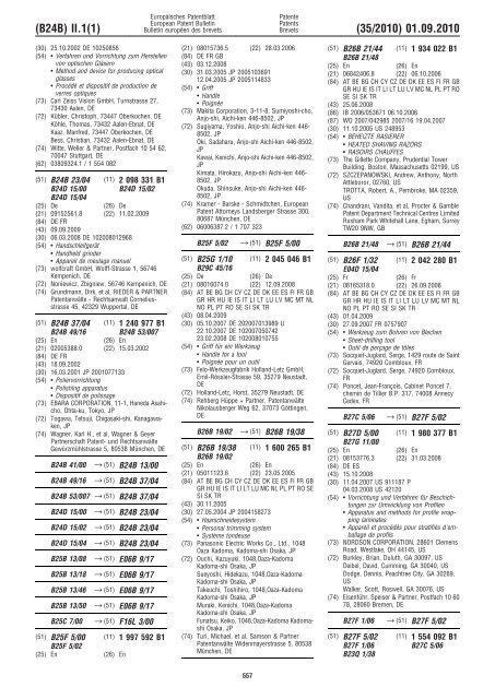 Bulletin 2010/35 - European Patent Office