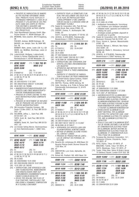 Bulletin 2010/35 - European Patent Office