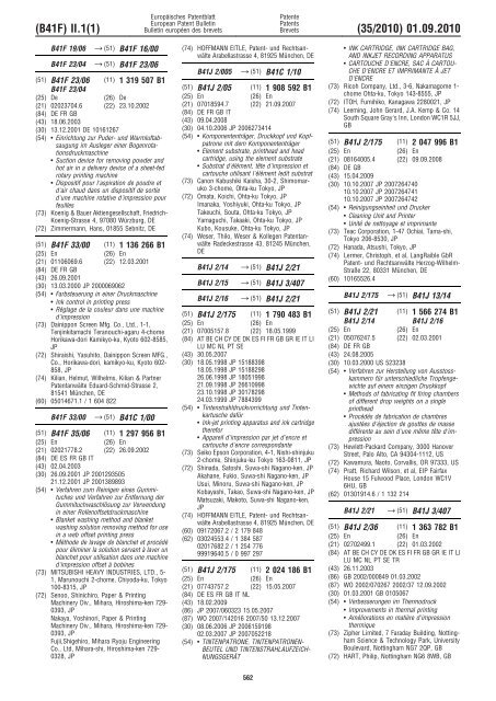 Bulletin 2010/35 - European Patent Office