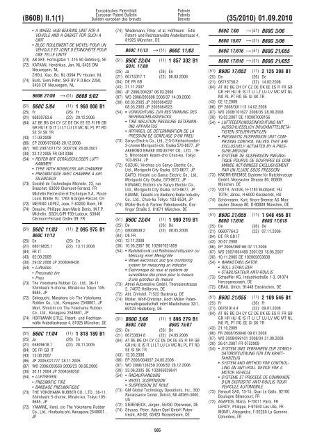 Bulletin 2010/35 - European Patent Office