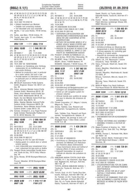 Bulletin 2010/35 - European Patent Office