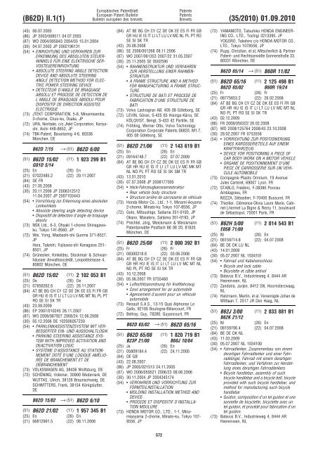 Bulletin 2010/35 - European Patent Office