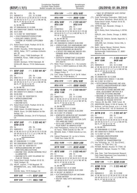 Bulletin 2010/35 - European Patent Office