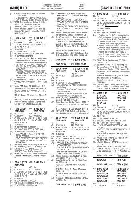 Bulletin 2010/35 - European Patent Office