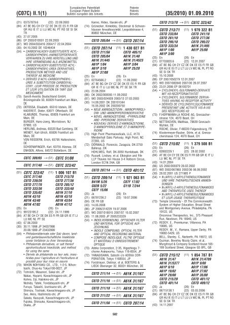 Bulletin 2010/35 - European Patent Office