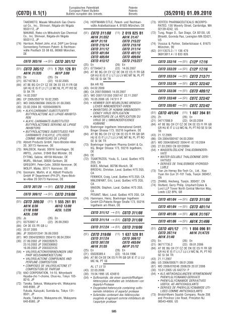 Bulletin 2010/35 - European Patent Office