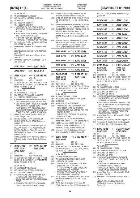 Bulletin 2010/35 - European Patent Office