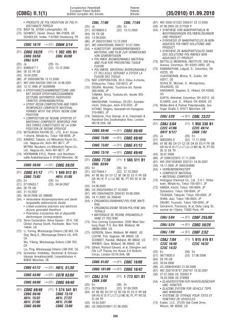 Bulletin 2010/35 - European Patent Office