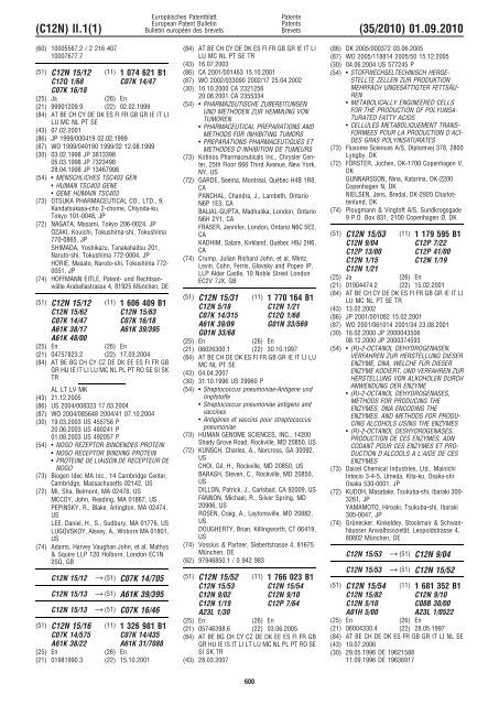 Bulletin 2010/35 - European Patent Office