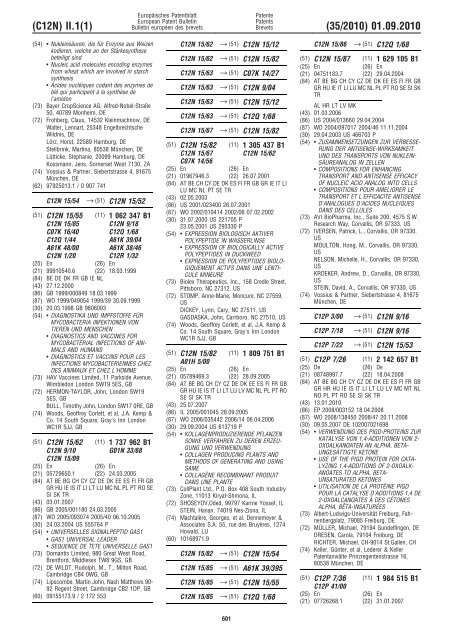 Bulletin 2010/35 - European Patent Office