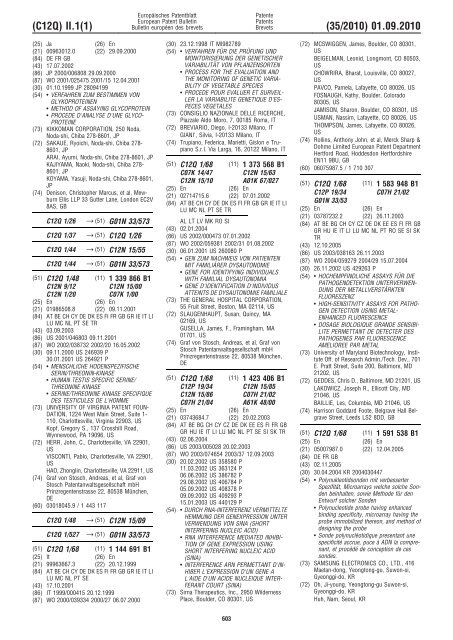 Bulletin 2010/35 - European Patent Office