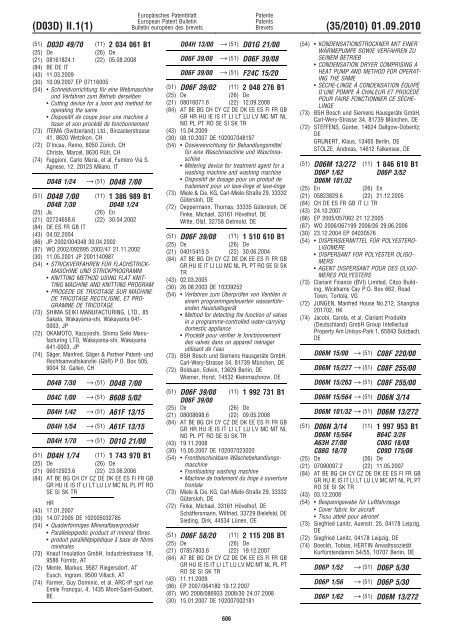 Bulletin 2010/35 - European Patent Office