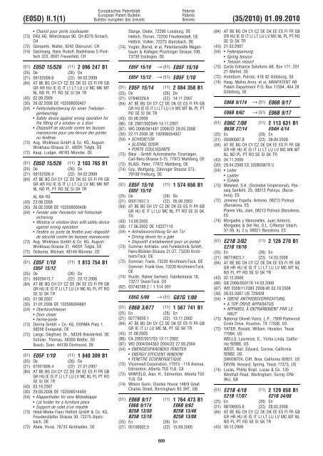 Bulletin 2010/35 - European Patent Office