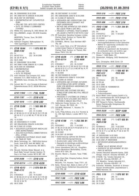 Bulletin 2010/35 - European Patent Office