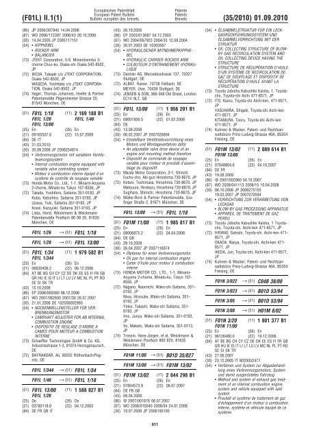 Bulletin 2010/35 - European Patent Office