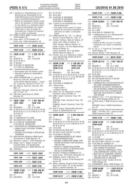 Bulletin 2010/35 - European Patent Office