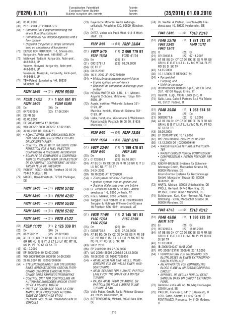 Bulletin 2010/35 - European Patent Office