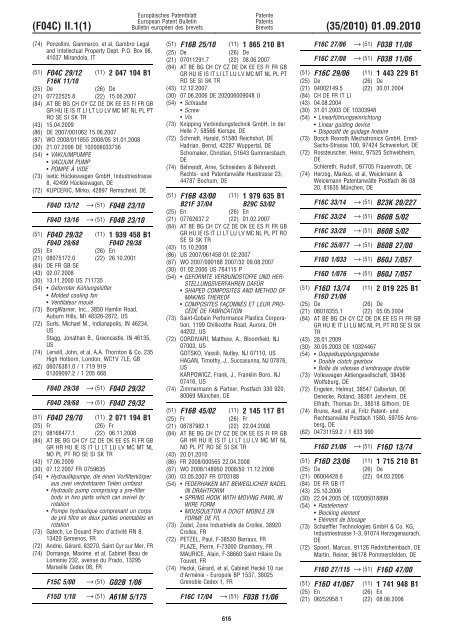 Bulletin 2010/35 - European Patent Office