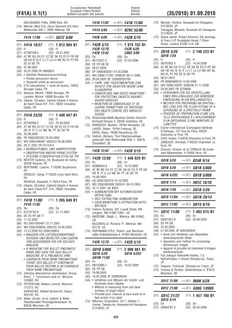 Bulletin 2010/35 - European Patent Office