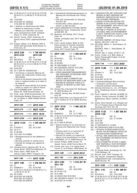 Bulletin 2010/35 - European Patent Office