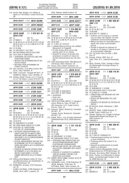 Bulletin 2010/35 - European Patent Office