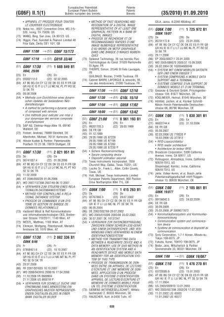 Bulletin 2010/35 - European Patent Office