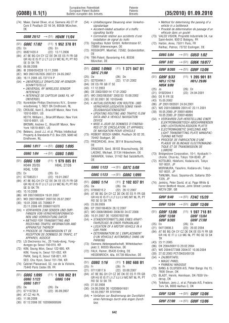 Bulletin 2010/35 - European Patent Office