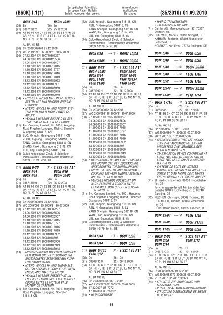 Bulletin 2010/35 - European Patent Office