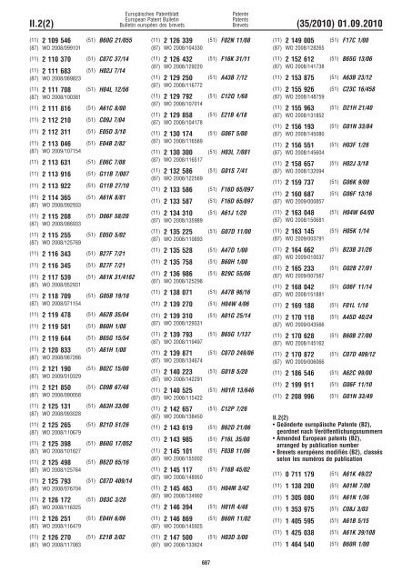 Bulletin 2010/35 - European Patent Office