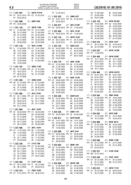 Bulletin 2010/35 - European Patent Office