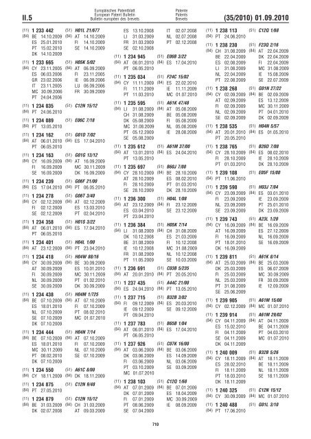 Bulletin 2010/35 - European Patent Office