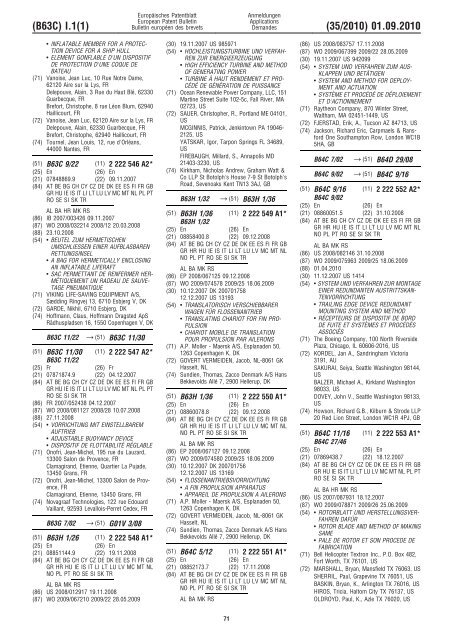 Bulletin 2010/35 - European Patent Office