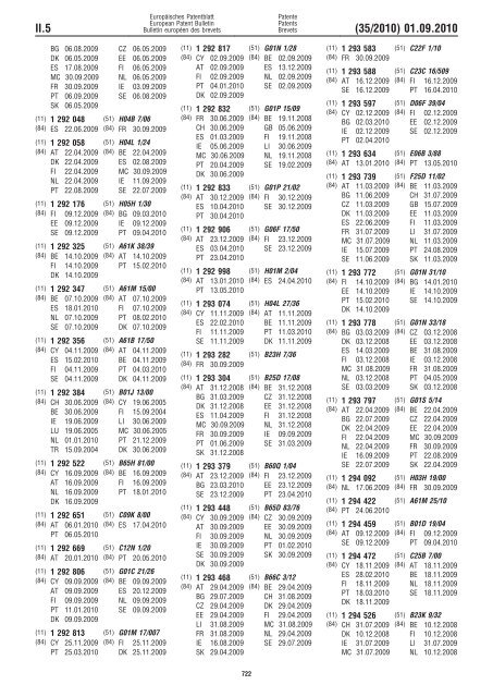 Bulletin 2010/35 - European Patent Office