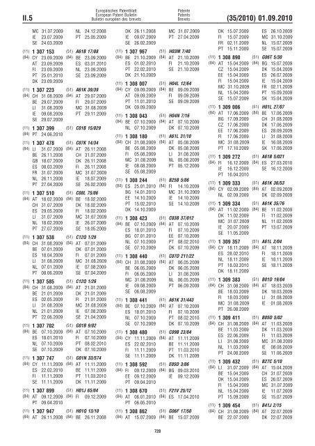 Bulletin 2010/35 - European Patent Office