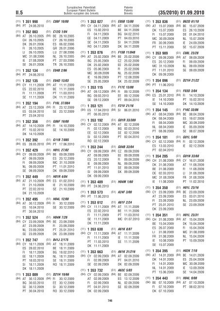 Bulletin 2010/35 - European Patent Office