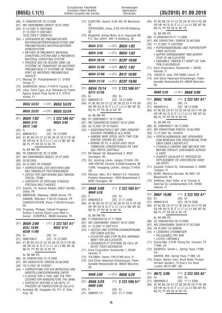 Bulletin 2010/35 - European Patent Office