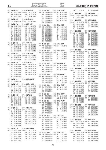 Bulletin 2010/35 - European Patent Office