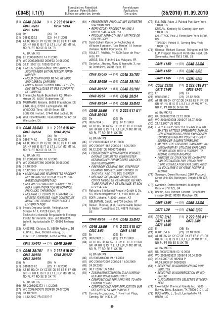 Bulletin 2010/35 - European Patent Office