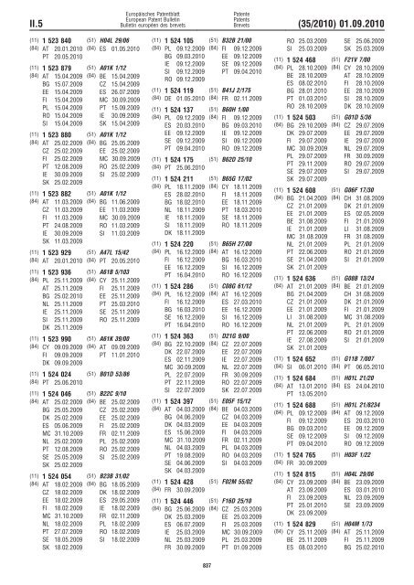 Bulletin 2010/35 - European Patent Office